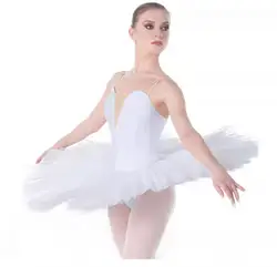 Ballet Tutu Professional Adult Child Ballet Dress  Swan Lake Ballerina Pancake Tutu Girl Women Kids Dance Costumes
