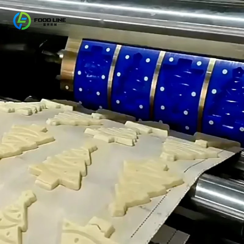 المبيعات الساخنة شبه التلقائي البسكويت الناعم تشكيل صينية نوع آلة سعة صغيرة 50-150 كجم / ساعة للقوالب الدوارة