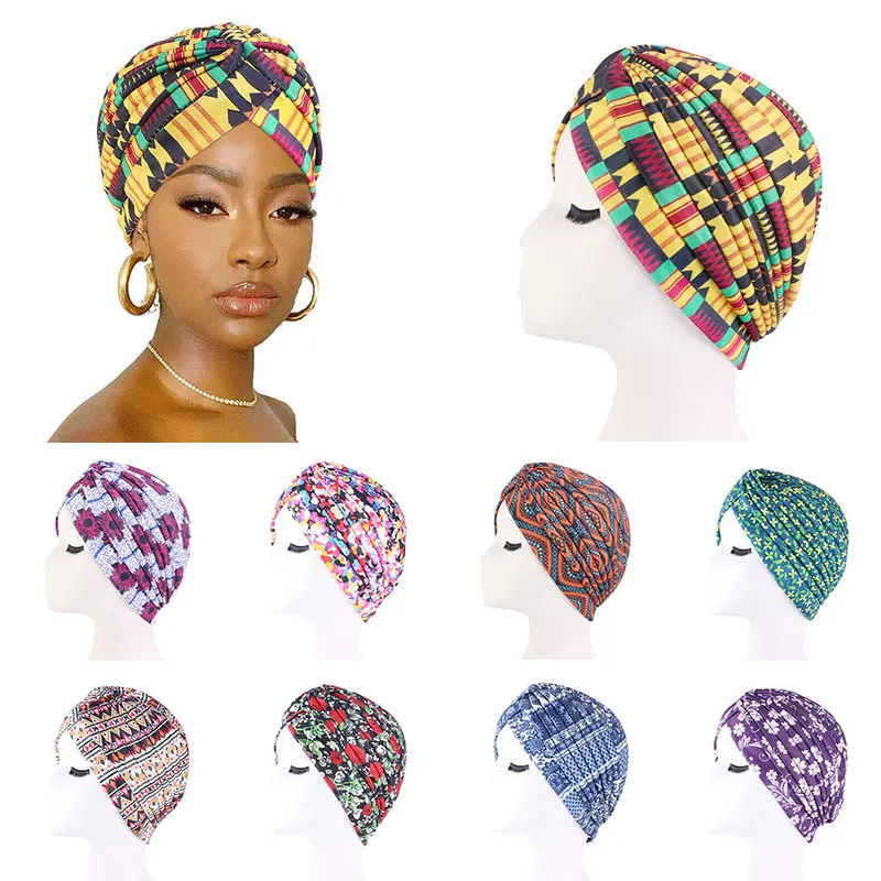 High Elasticity Headbands Turban Headband Soft Square Scarf Head Wraps Women Indian Hat Sports Yoga Cap Female Hair Accessories