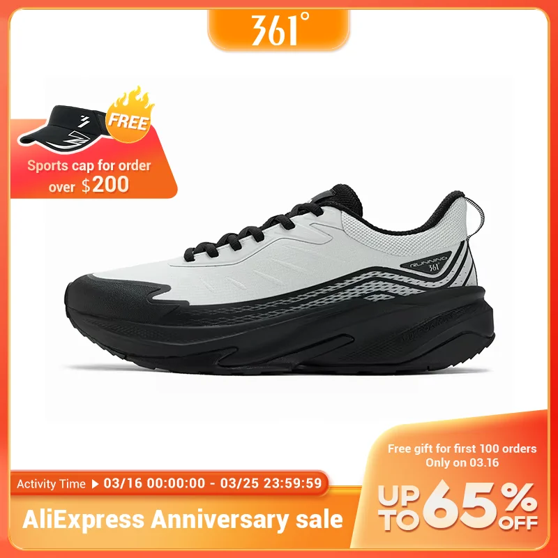 

361 Degrees Rain-block Men Running Shoes Cushioning All-Weather Commuter Cushioning Warm Durable Casual Sneakers Male 672542218F