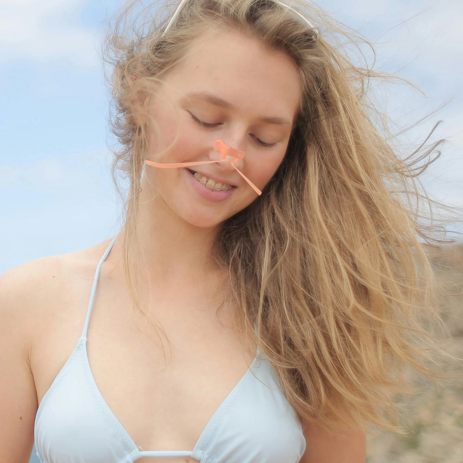 

4pcs Wear-Resistant Nose Clips Sturdy Portable Swimmers Supplies Fit Adults Swimming Lessons Water-Clogged Nostrils