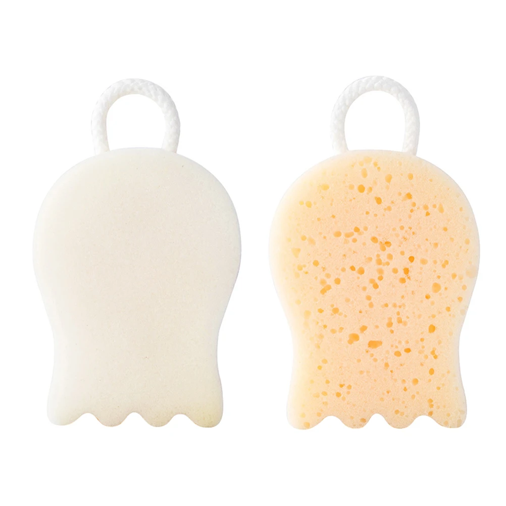 

2 pcs Bath Sponge Soft Skin Friendly Exfoliating Face Body Scrub Washing Rubbing Comfortable Bathing Accessories Creative