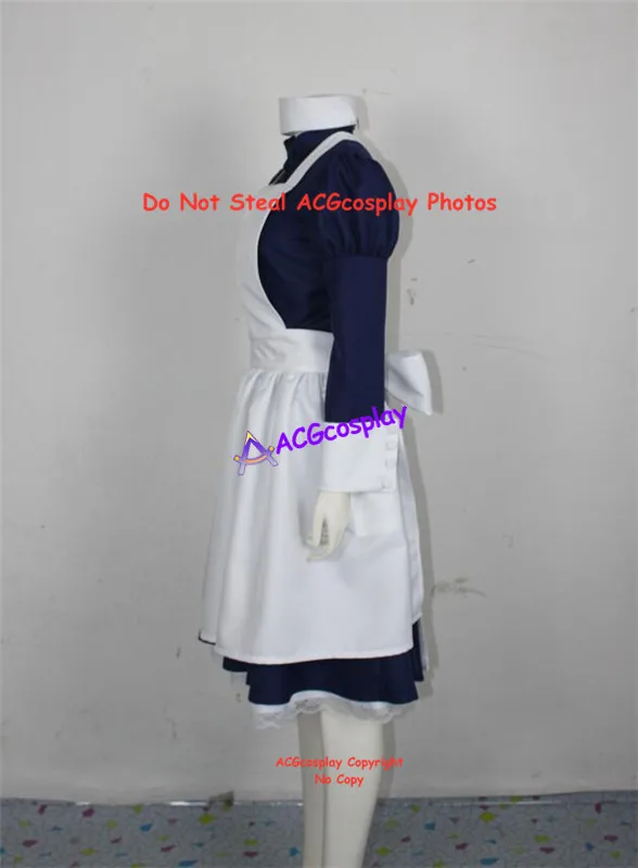 Moonlight Lady Tomomi Harukawa Cosplay Costume Maid Dress acgcosplay Include Headgear