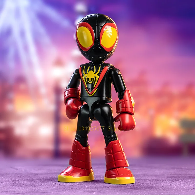 Blokees Building Blocks The Amazing Spider-Man Miles Morales Gwen Black Panther Action Figure Anime Model Doll Kids Toy Gifts - view 6