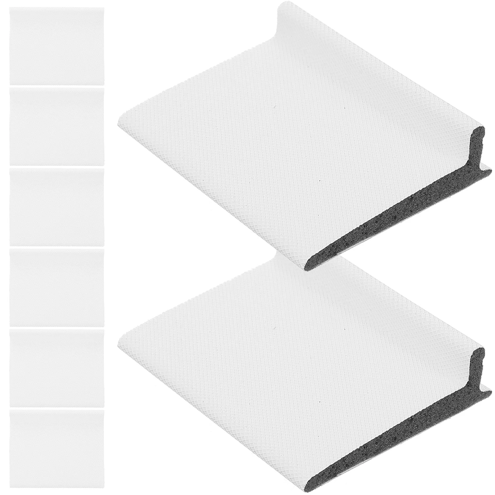 

50Pcs Door Corner Seal Strip Self Adhesive Waterproof Sealing Pad for Door Frame Window Crack Insulation Weather