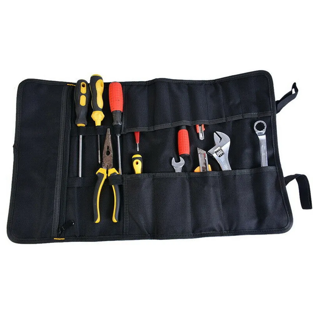 Repair Utility Bag Multifunctional Thickened Oxford Cloth Waterproof Roll Organizer for Car Truck Motorcycle Garage Workshop