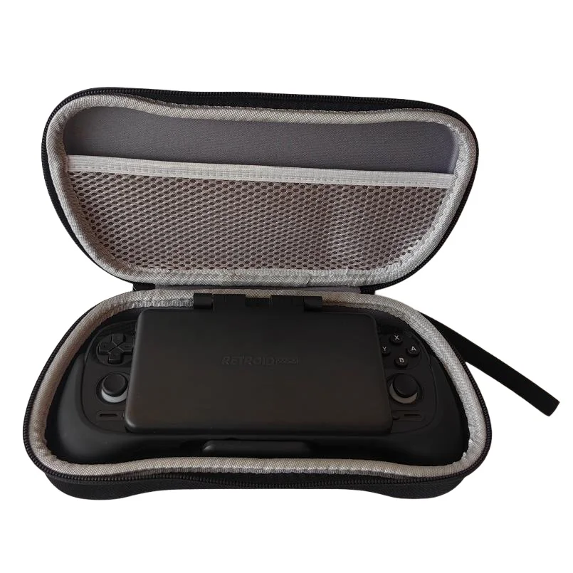 Offizielle Retroid Pocket 5, erweiterte Bildschirm-Aufbewahrungstasche, Tragetasche für RP5-Konsole mit offiziellem Griff, Dual-Screen-Zusatz