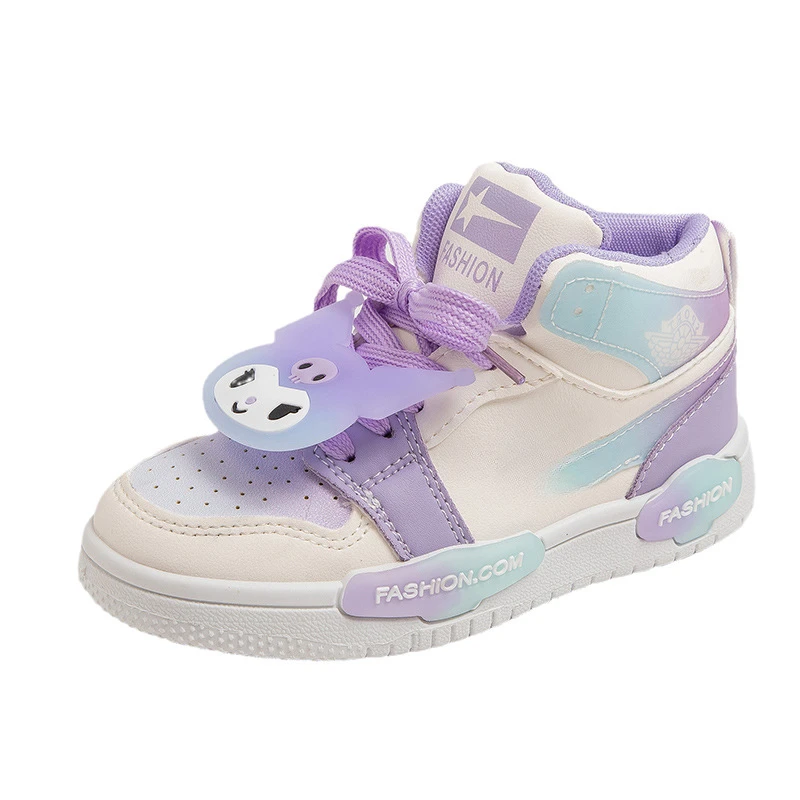 Simpatico cartone animato Kuromi ragazzi ragazze scarpe sportive moda Sneakers traspiranti per bambini scarpe da studente antiscivolo scarpe da