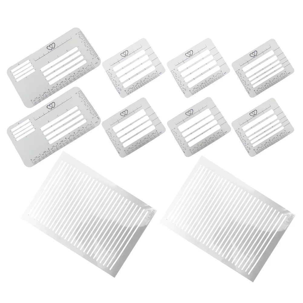 

1Set Stationery Template Kit Straight Line Stencil for Handwriting Calligraphy Practice Envelope Addressing and Greeting Card