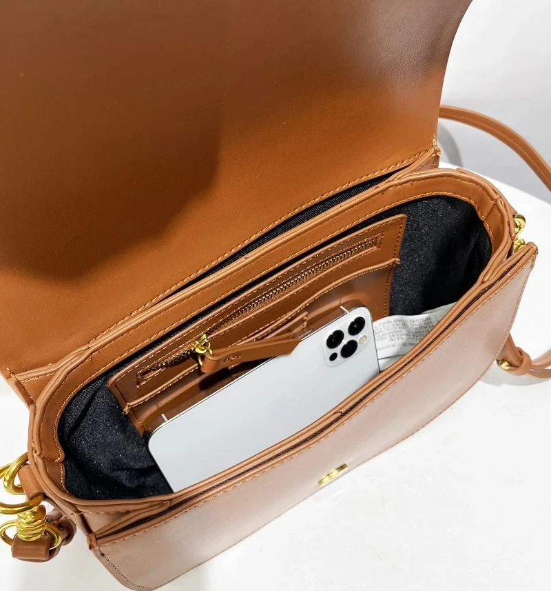 Fashion Saddle Crossbody Bags For Women Casual Wide Strap Underarm Shoulder Bag Female Luxury PU Leather Handbags Bolsos Mujer