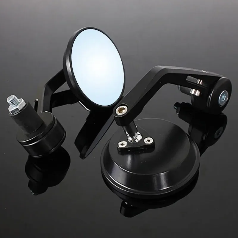 22mm 7/8" Universal Motorcycle Black Handle Bar End Side Rear View Mirrors for Harley Street 750 500 XG750 XG500 2015-2020