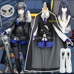 Game Arknights Texas The Omertosa Battle Suit Cosplay Costume XS-3XL Gorgeous Uniform Halloween Party Role Play Outfit Women
