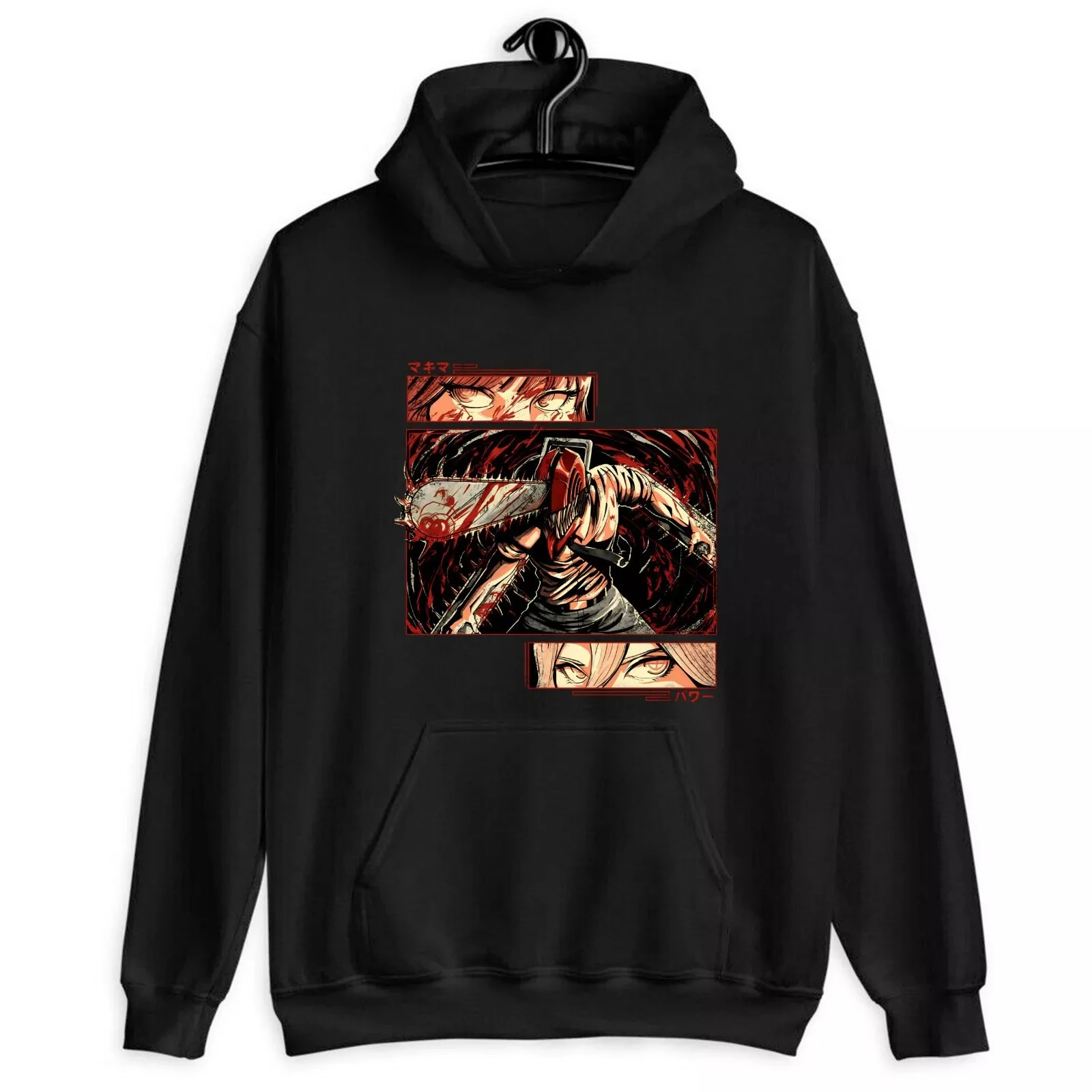 

Chainsaw Man Hoodie,anime,manga, Denji and Power,makima, Pochita Limited Edition Collection