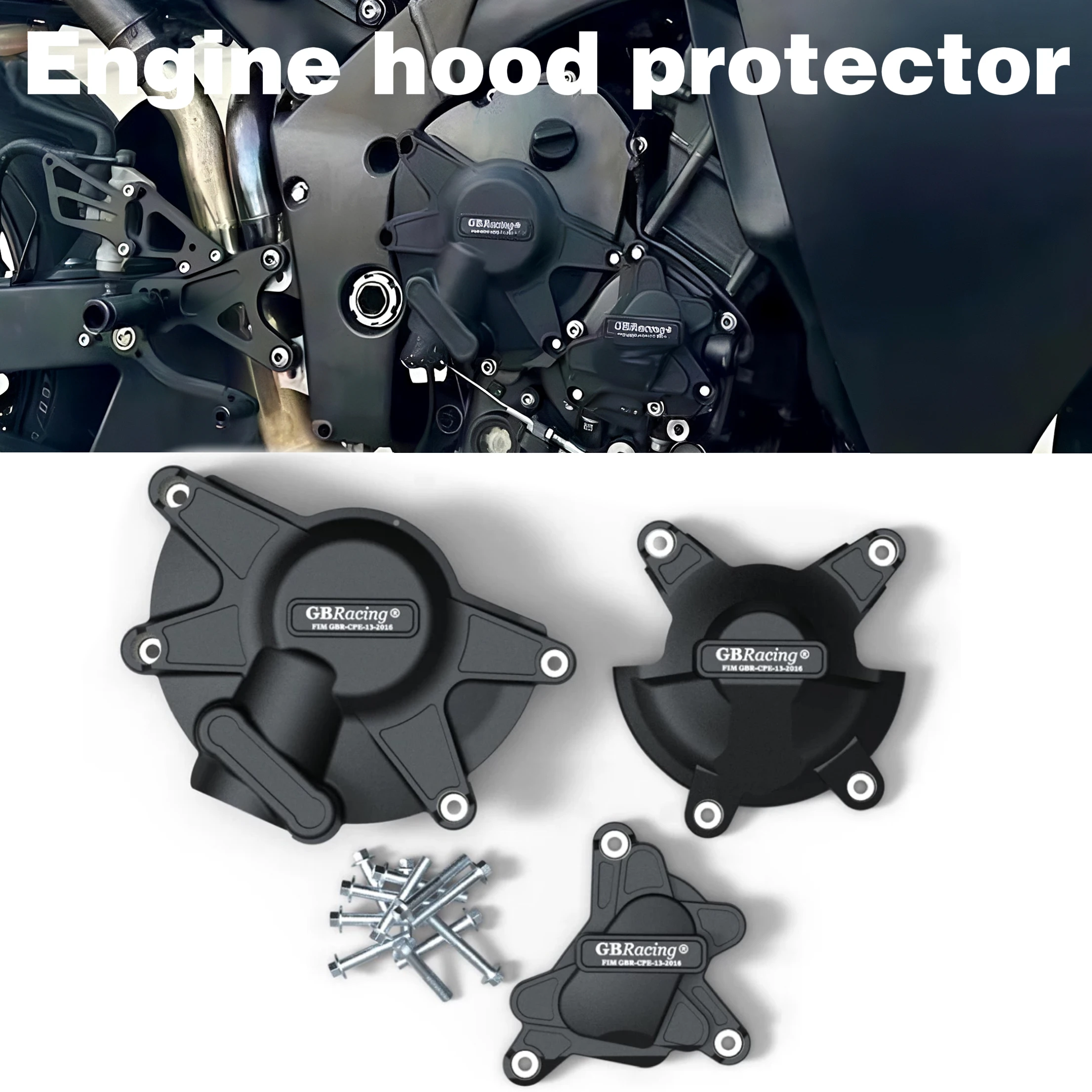 

for YAMAHA YZF R1 2009 2010 2011 2012 2013 2014 motorcycle engine hood protective cover anti fall device