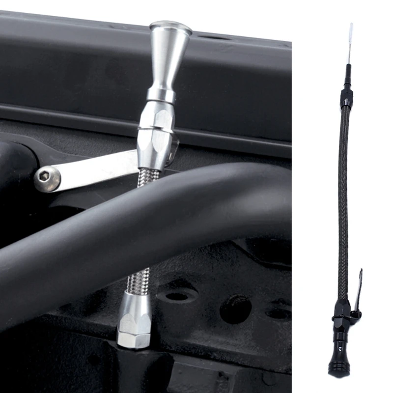 NEW-LS Car Engine Flexible Oil Black Dipstick Tube Dip Stick LS1 LS2 LSX 5.7 6.0