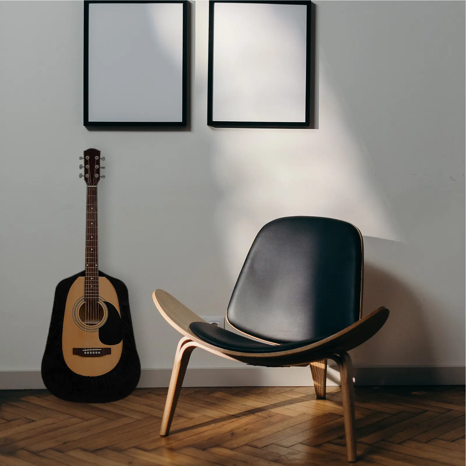 Folk Guitar Cover Dust Covers Black Music Instrument for Classical Acoustic Bag view 3