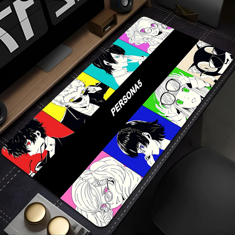 

Mouse Pad Gaming New Mousepad P-persona 5 MousePads Table Simple And Generous Keyboard Pad Non-Slip Soft Computer Desk Mat