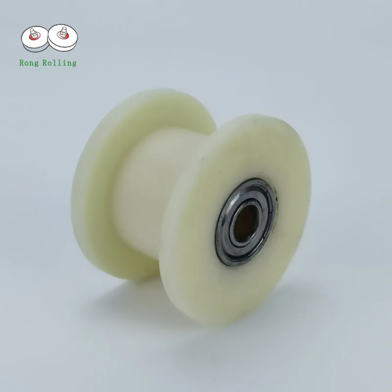 H-groove width 30mm,2.5 inch grooved wheel/roller/pulley,G-groove nylon wheel diamter 60mm,thickness 41mm,gate roller 4pcs/set