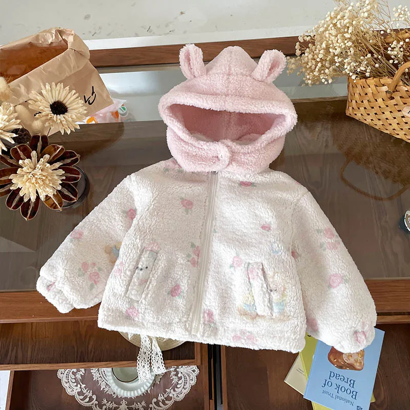 

Girls' Cotton Padded Thick Children's Coat for Autumn and Winter 2025, New Korean Hooded and Stylish Children's Coat Trend