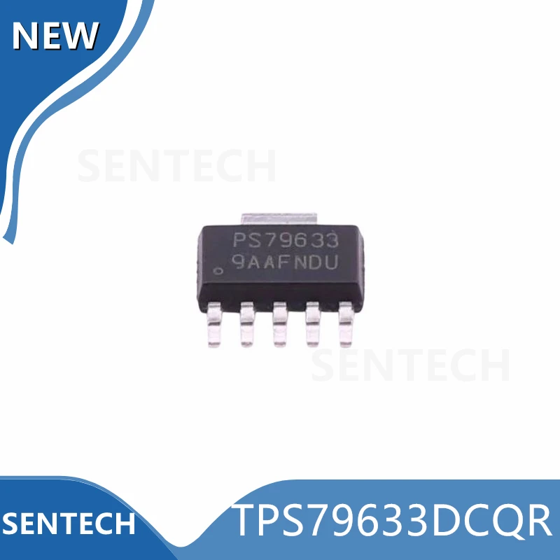 10PCS New original TPS79633DCQR SOT223-6 Ultra-low noise, high PSRR, fast, RF, 1A LDO linear regulator