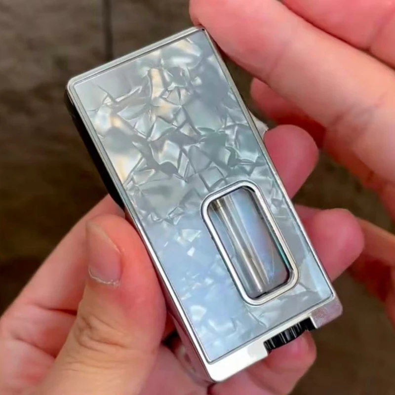 

Gravity Sensing Lighter with Multiple Ignition Methods Ultra Wide Open Flame Visual Window Torch Lighter Men's Small Tool