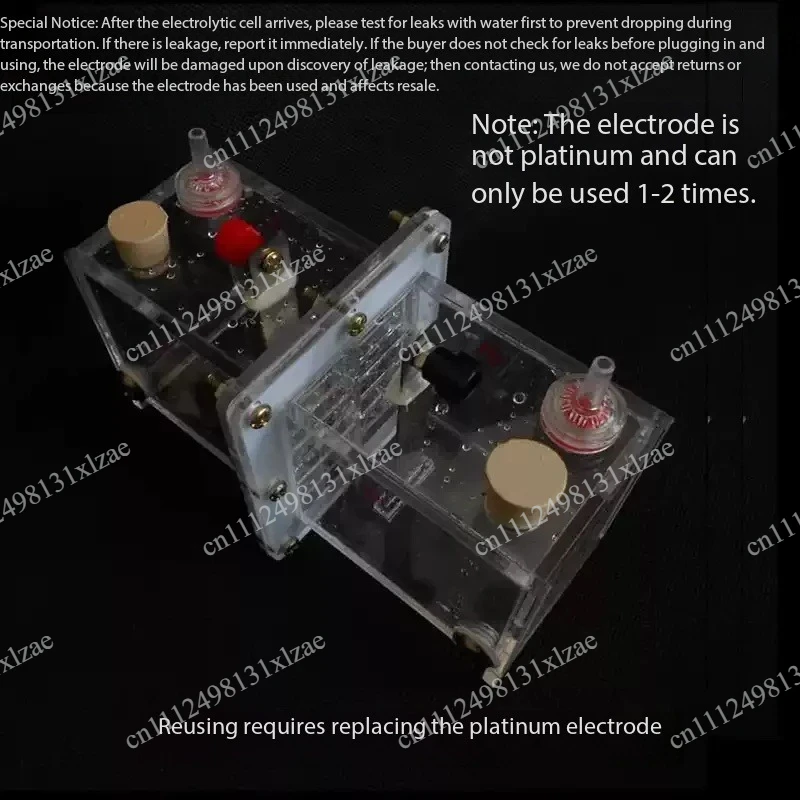 Chemistry Teaching Electrolyzer 26063 - Ion Exchange Membrane Demonstrator Without Platinum Electrode, New Instrument