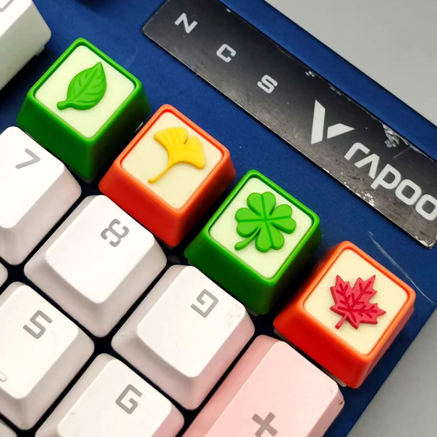 

Original Leaf Pattern Theme Keycap Resin OEM Profile Keycap for Mechanical Keyboard Gift Custom Direction Creative MX Switch