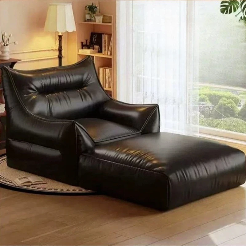 Lazy folding sofa Single living room Balcony Seated reclining folding sofa