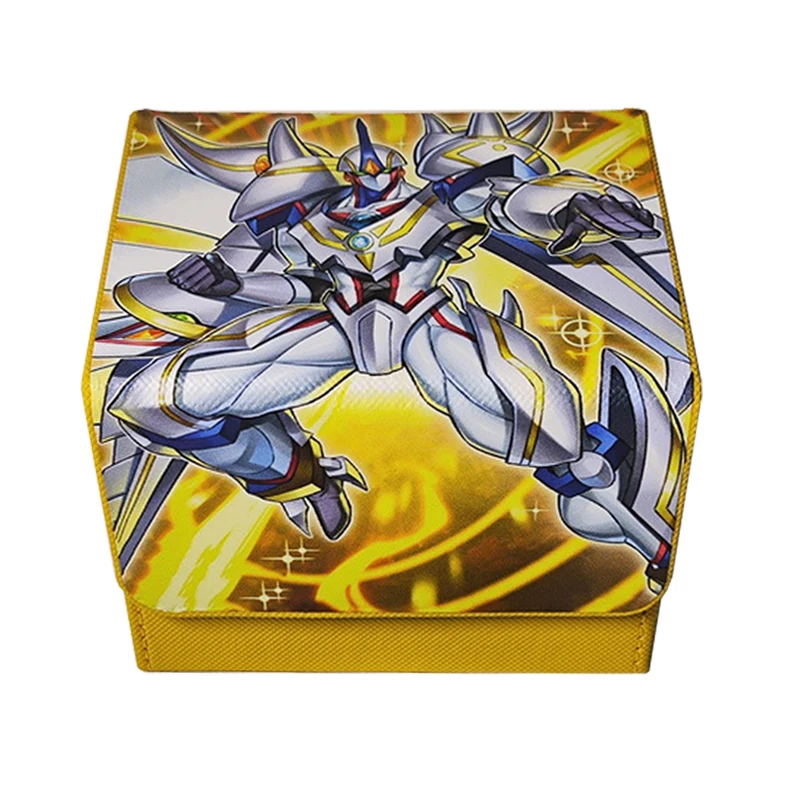 

Diy Self Made Yu-Gi-Oh! Elemental Hero Neos Card Storage Box Ygoneo-Spacian Leather Collection Card Protection Box Gift Toy