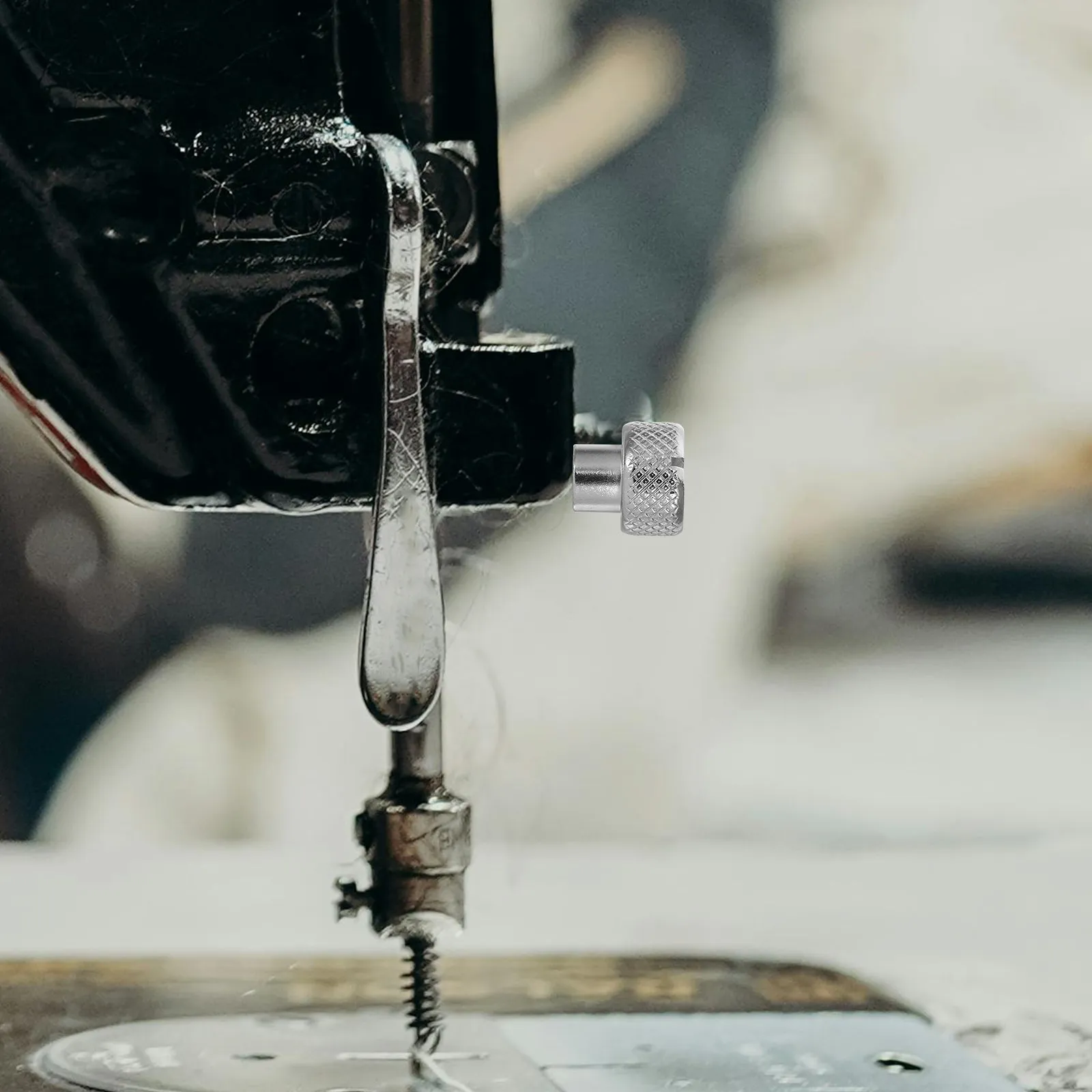 

20Pcs Sewing Machine Presser Foot Thumb Screws 5Mm 0.2inch Threaded Knurled Hand Tightening Fastener for Sewing Maintenance