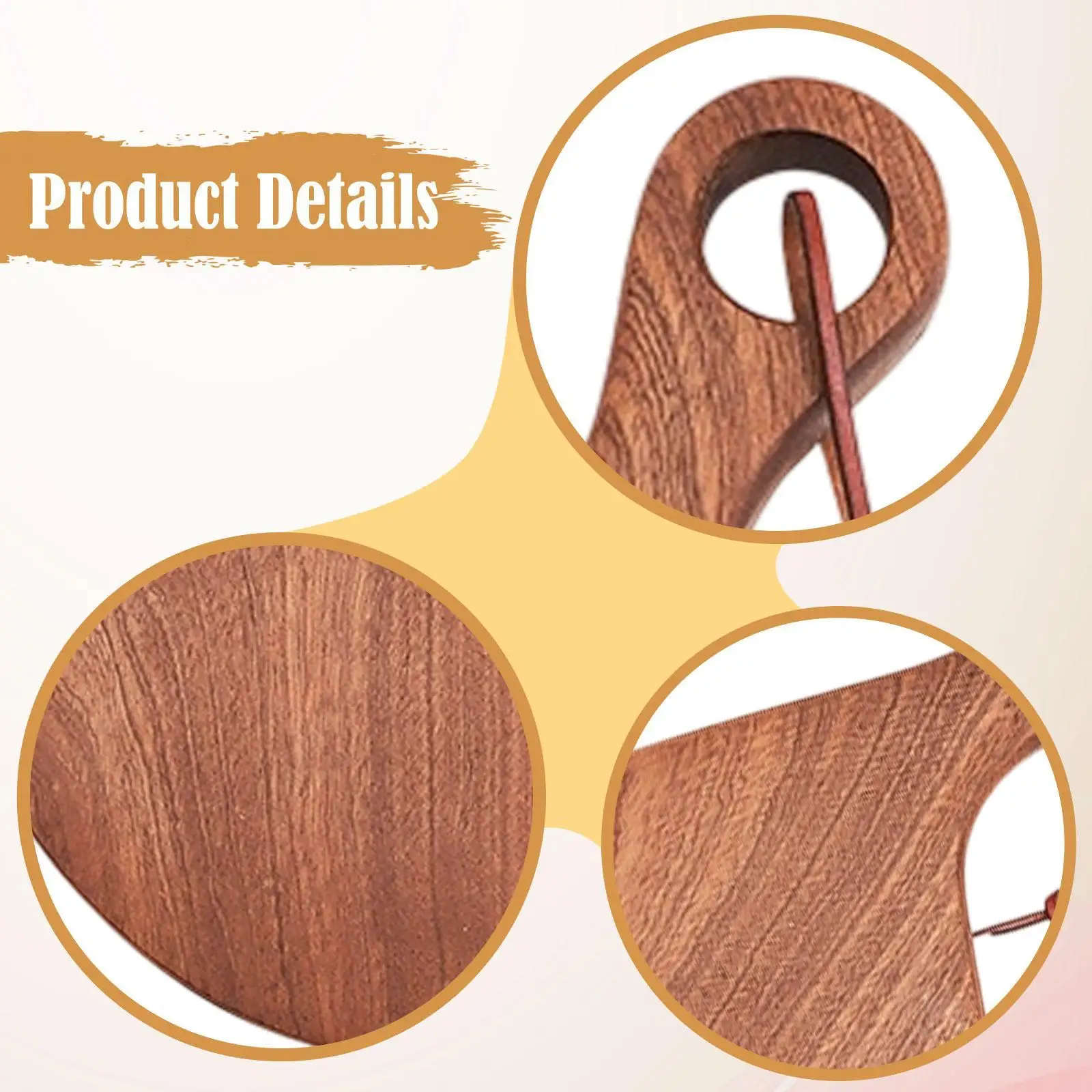 

Wood Cutting Board Pizza Meat Steak Bread Charcuterie Heavy Duty for Kitchen