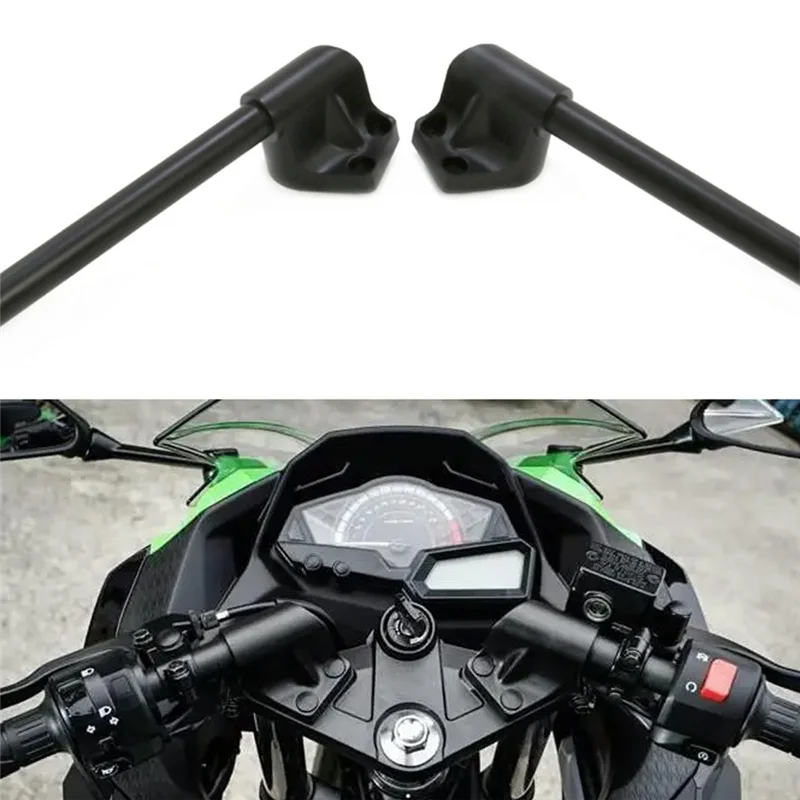 

NEW-Motorcycle Faucet Handlebar Direction Handle Bar Split Handlebar For Kawasaki Ninja 300R 300R 250 250R EX250 2008- 2017