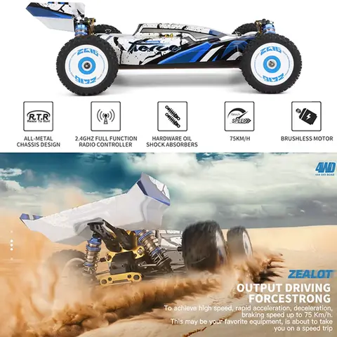 10 best sales RC-bil WL Toys 144001 - №4