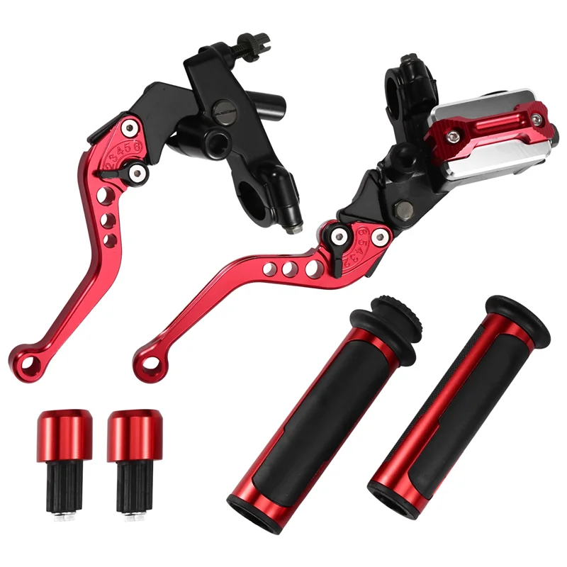 

Motorcycle Handlebar Brake Lever 22Mm Fade Resistant Brake Master Lever Durable Suit For Scooter Bike Street Bike ATV