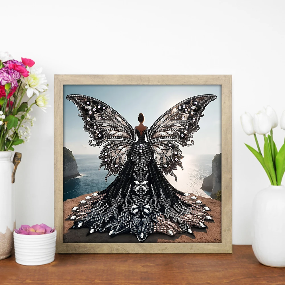 5D DIY Teilweise Speziell Geformtes Diamant-Malset für Mädchen-Dekoration 30x30cm