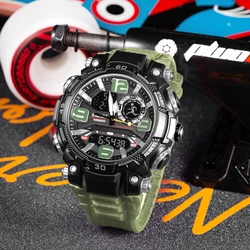 Quartz Watch For Men SMAEL Watch Waterproof Stopwatch LED Watches Male Clock 1921 Sport Watches Men Relogio Masculino Digital