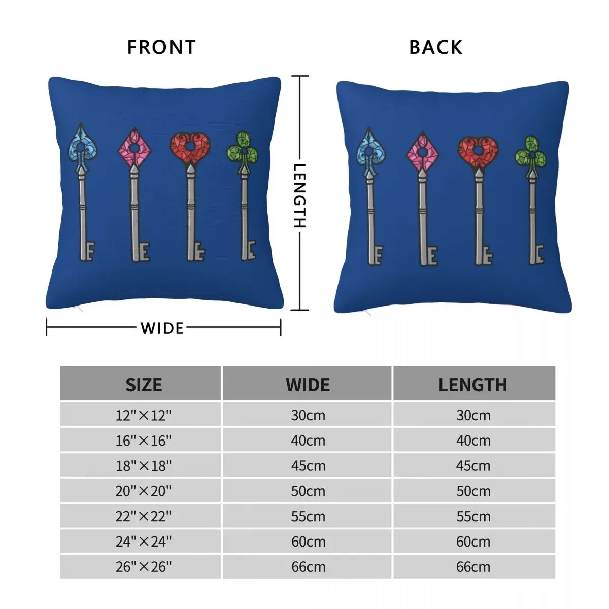 Resident Evil RPD Keys Square Pillowcase Cushion Cover Comfort Pillow Case Polyester Throw Pillow cover Home Sofa Living Room