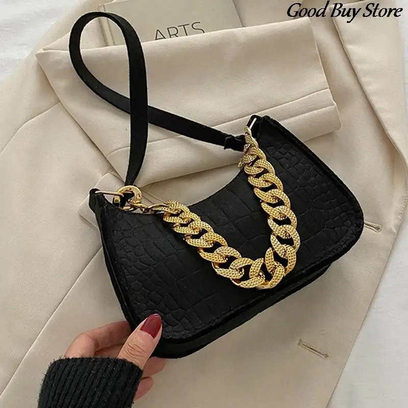 Luxury Brand Leather Handbags Metal Chain Shoulder Bag Women Office Party Handbag Elegant Ladies Fashion Diamond Clutch Bags NEW