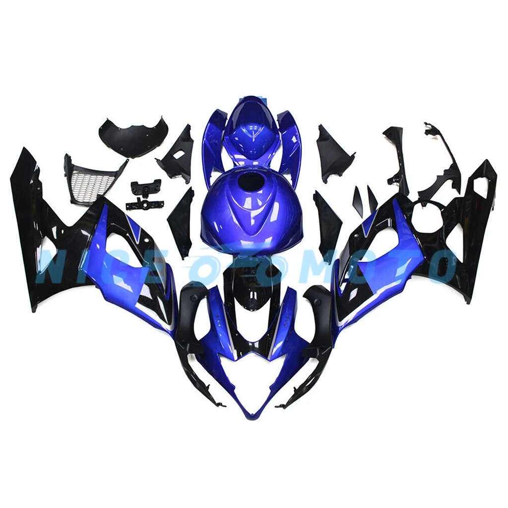 Fairings Kit Fit For  GSXR1000 2005 2006 K5 GSXR 1000 05 06 Motorcycle Aftermarket Part Blue Black Bodywork(With Tank Cover)