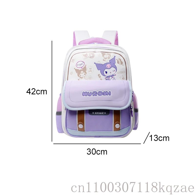  Backpack Kuromi Anime Large Capacity Student School Bag for Children Boys and Girls Cute Cartoon