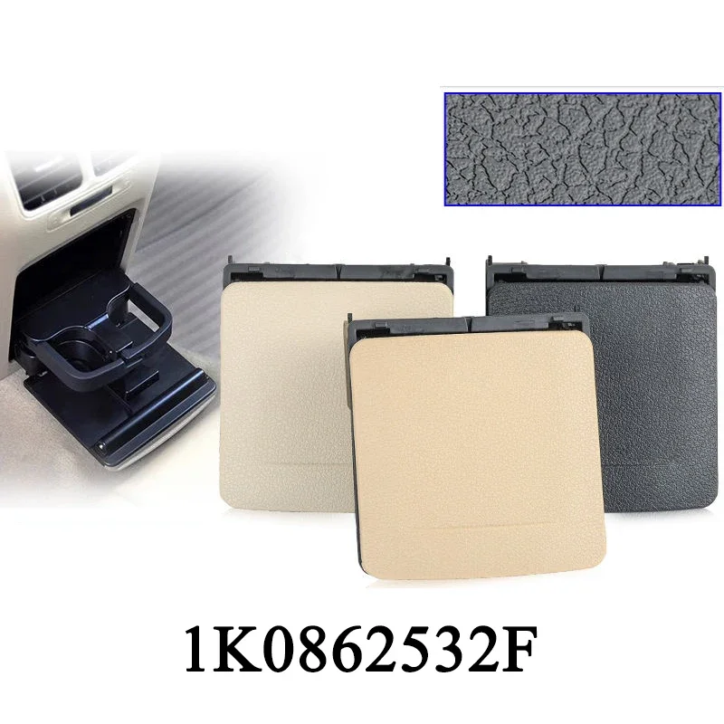 

New 1K0862532 1K0862532C Rear Armrest Central Console Armrest Rear Cup Drink Holder For Jetta MK5 5 Golf MK6 6 For VW Golf 6 VI