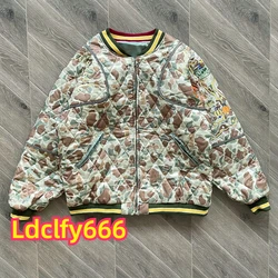 Japanese Kapital Kountry Rayon Camo Jacket Men Women Hip Hop Folded Cuddle Camo Embroidered Jacket Parka Motorcycle Street Gear