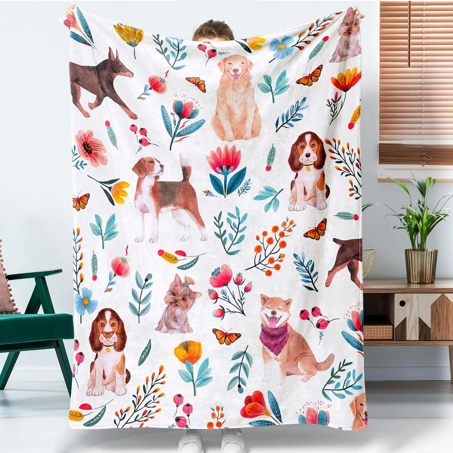 Cozy Home colorful summer print Beach Towel Blanket, Soft Throw Blanket for Beach, Travel, Nap Time and Sofa Decor with Stylish Printed Design