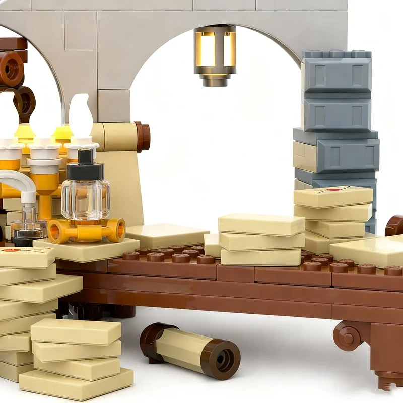 951 piezas MOC La Investigación de Gandalf - Archivos La Ciudad Blanca, Gandalf, El Hobbit y El Señor de los Anillos, Bloques de Construcción, Juguete de Artesanía