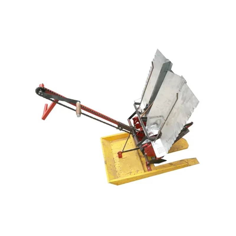 Профессиональный заводской 2-рядный трансплантатор для риса 2-рядная машина для посадки риса Ручной трансплантатор для риса