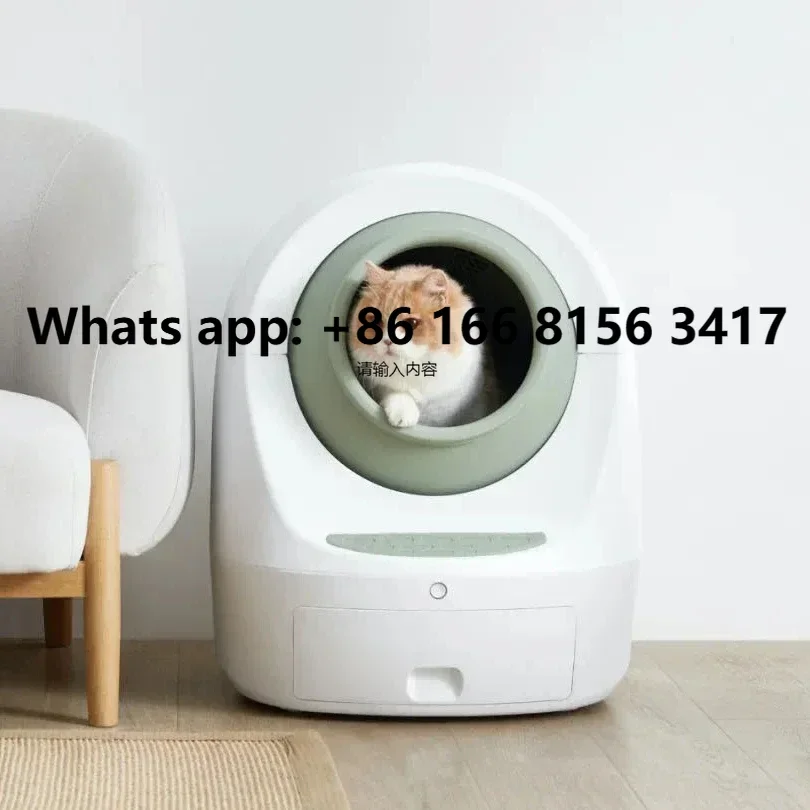 

Hot Selling Self Cleaning Automatic Cat Toilet Convenient Cat Lit-ter Basin Luxury Large Smart Cat Lit-ter Box