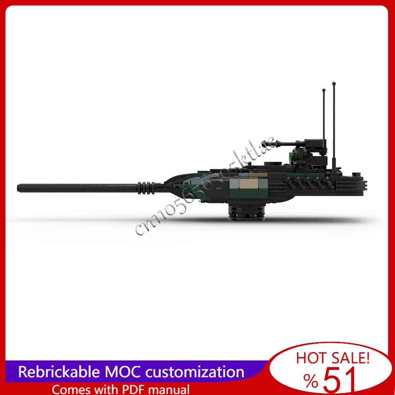 1055 PCS MOC Third Generation Modern Main Battle Tank Model DIY Set Assembled Educational Creative Children Toys Birthday Gifts