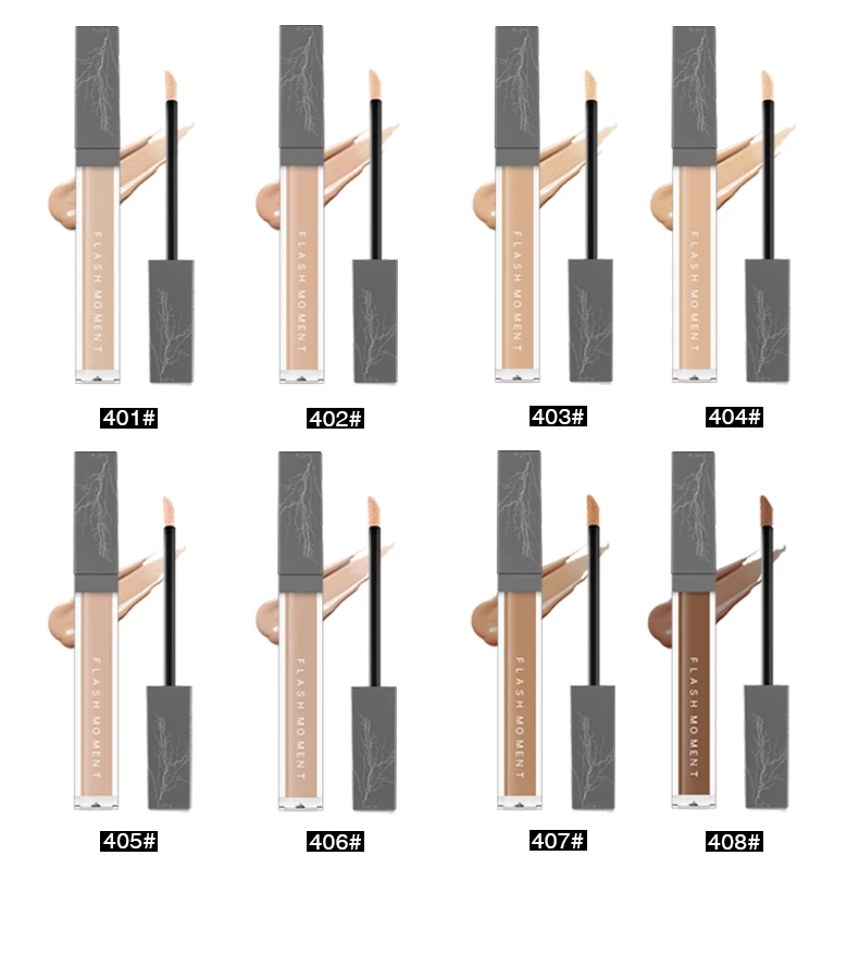 FlashMoment コンシーラーは、クマやニキビ跡をカバーし、リッププライマーとしても使用できます。