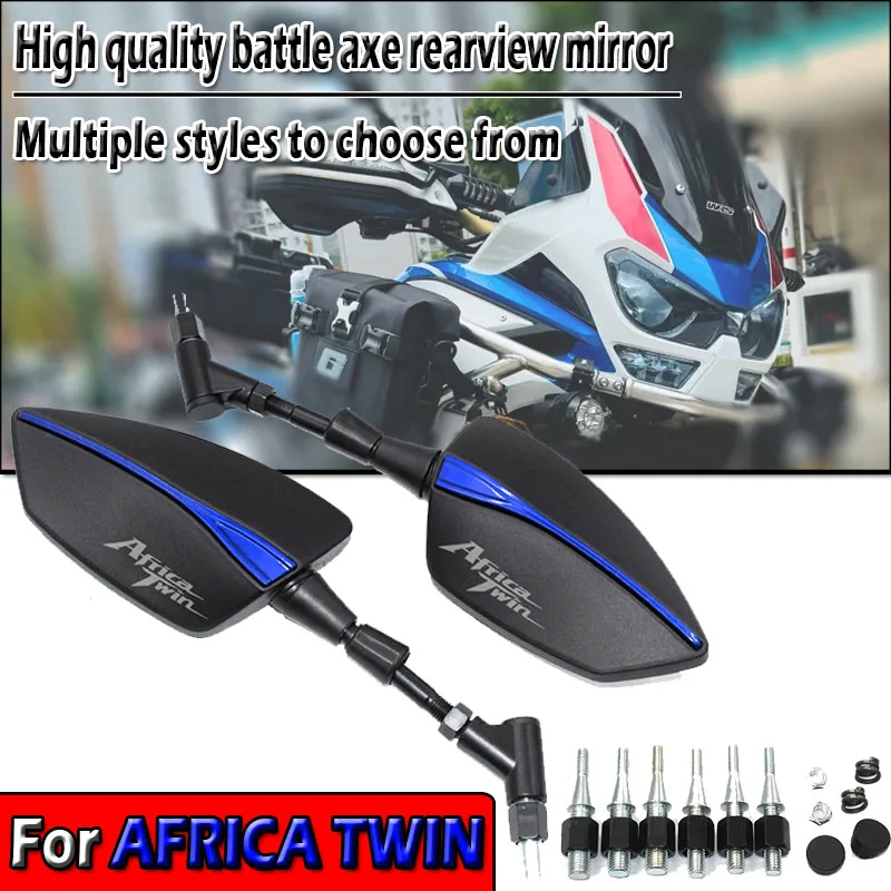 Nova alta qualidade universal motocicleta tomahawk espelho retrovisor para áfrica twin 1100 crf1100l crf 1100 l 2020-2025