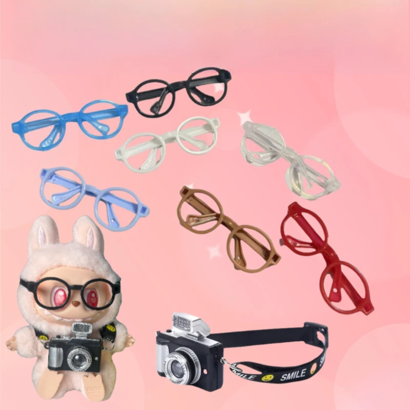 

Suitable for Labubu Vinyl Doll Camera Pendant Cartoon Cute for Labubu Doll Dress Up Mini Accessories Pendant DIY Children's Gift